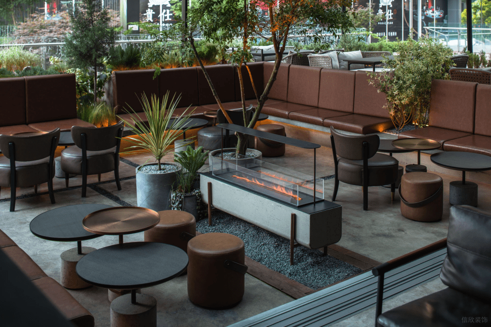 深圳羅湖中華花園簡約風格休閑酒吧裝修案例露天花園休閑區 深圳羅湖中華花園簡約風格休閑酒吧裝修案例露天花園休閑區