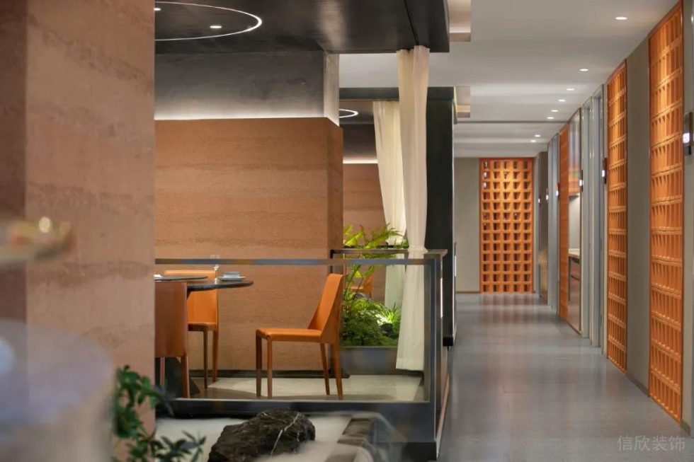 深圳南山海昌大廈現代風格川菜館裝修案例走廊 深圳南山海昌大廈現代風格川菜館裝修案例走廊