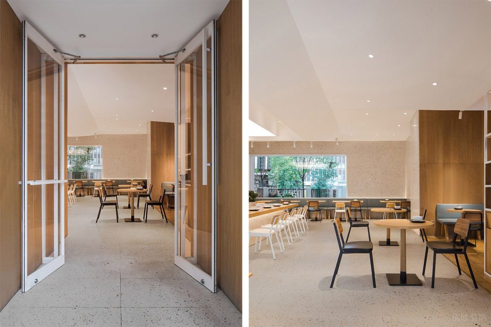 深圳南山香年廣場簡約風(fēng)格自選快餐店裝修案例地面鋪貼 深圳南山香年廣場簡約風(fēng)格自選快餐店裝修案例地面鋪貼