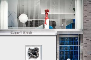 深圳市南山區(qū)后海現(xiàn)代風(fēng)sugar.t 買手店裝修設(shè)計(jì)門廳