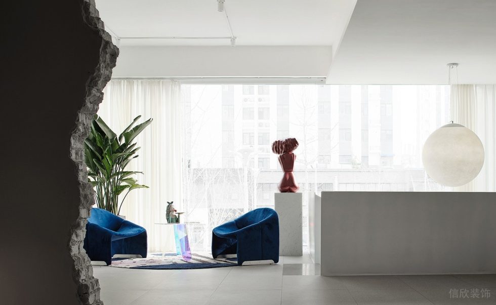 深圳市南山區(qū)后海現(xiàn)代風(fēng)sugar.t 買手店裝修設(shè)計(jì)休息區(qū)