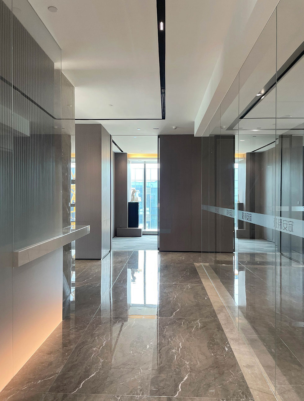 福田梅林辦公室過道裝修設(shè)計(jì)圖