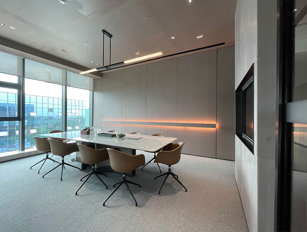 總經(jīng)理辦公室小會(huì)議區(qū)裝修圖