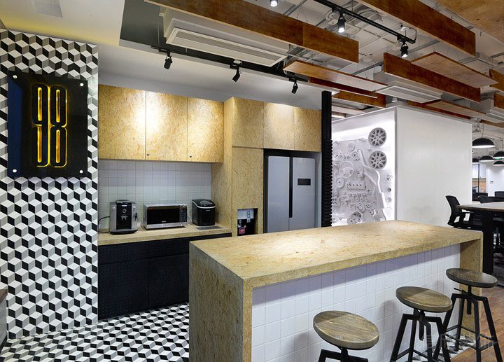 深圳寶安稻興環球科創中心900平方米現代工業風辦公室裝修案例茶水間 深圳寶安稻興環球科創中心900平方米現代工業風辦公室裝修案例茶水間