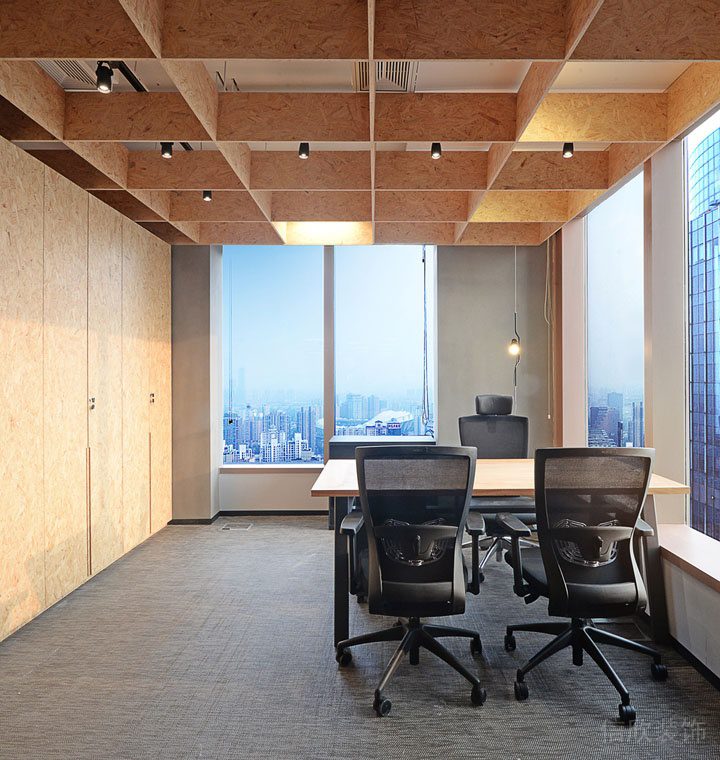 深圳寶安稻興環球科創中心900平方米現代工業風辦公室裝修案例高管辦公區空間視野 深圳寶安稻興環球科創中心900平方米現代工業風辦公室裝修案例高管辦公區空間視野