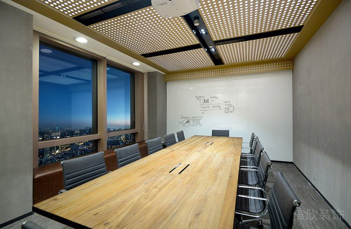 深圳寶安稻興環球科創中心900平方米現代工業風辦公室裝修案例會議室 深圳寶安稻興環球科創中心900平方米現代工業風辦公室裝修案例會議室