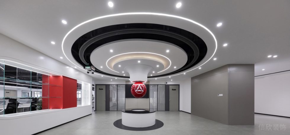 深圳龍華壹成環智中心1500平方米現代簡約風格辦公室裝修案例中庭展廳區 深圳龍華壹成環智中心1500平方米現代簡約風格辦公室裝修案例中庭展廳區