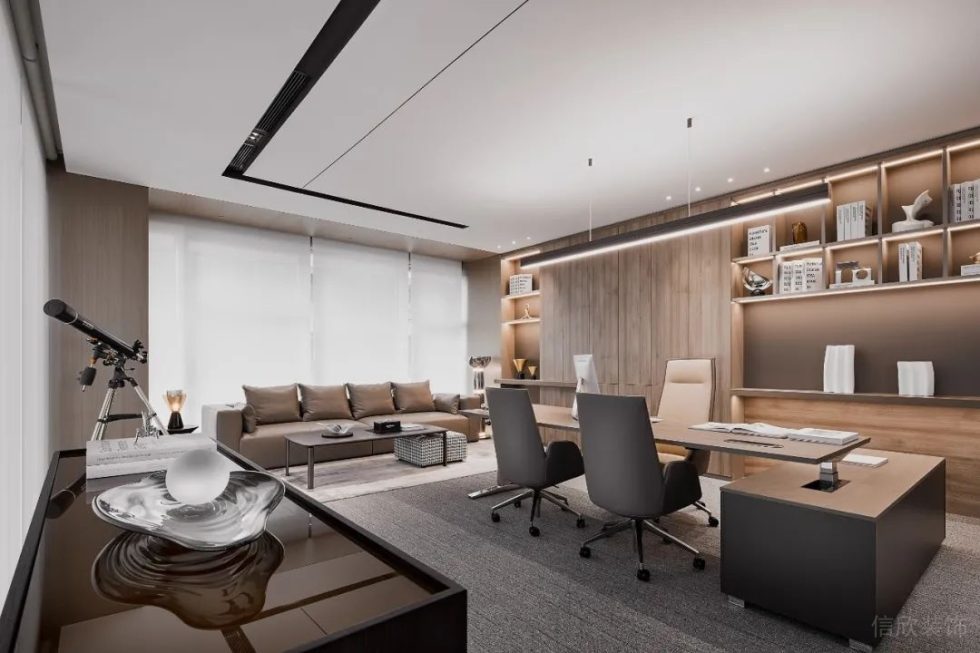 深圳南山康佳研發(fā)大廈1000平方米現(xiàn)代風(fēng)格辦公室裝修案例總經(jīng)理辦公室 深圳南山康佳研發(fā)大廈1000平方米現(xiàn)代風(fēng)格辦公室裝修案例總經(jīng)理辦公室