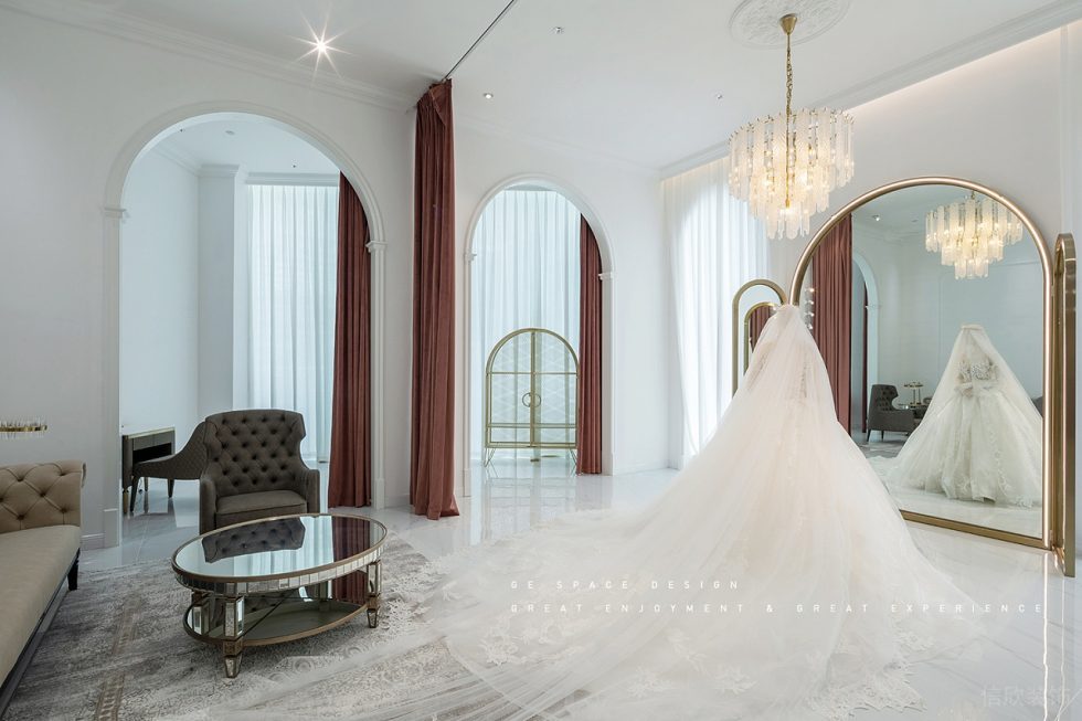 深圳市寶安區(qū)福永現(xiàn)代風(fēng)國際婚紗一品cg店裝修設(shè)計(jì)接待廳