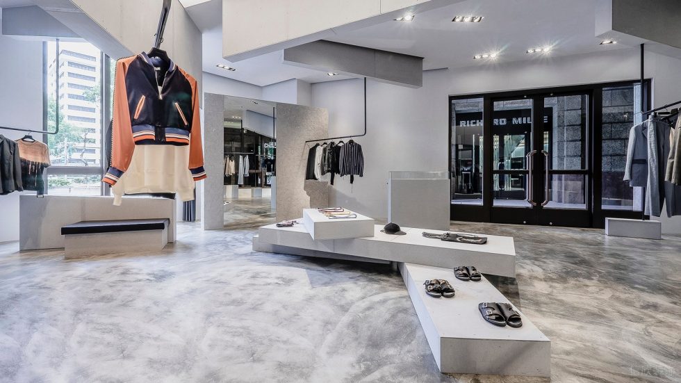 深圳市寶安區(qū)西鄉(xiāng)巨星御用品牌 Christian Dada 臺灣首間旗艦店中島矮展臺裝修設(shè)計效果圖