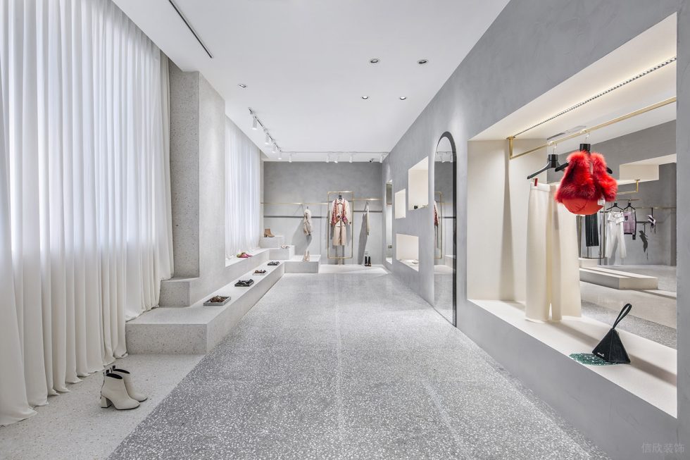 深圳市寶安中心城o.t.s時(shí)尚買手店店鋪裝修設(shè)計(jì)過道