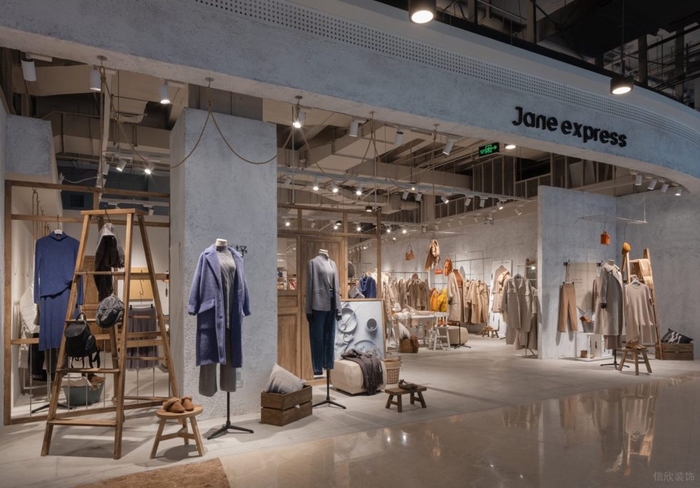 深圳市龍華區(qū)大浪現(xiàn)代風jane Express服裝店鋪裝修設(shè)計外立面二 深圳市龍華區(qū)大浪現(xiàn)代風jane Express服裝店鋪裝修設(shè)計外立面二