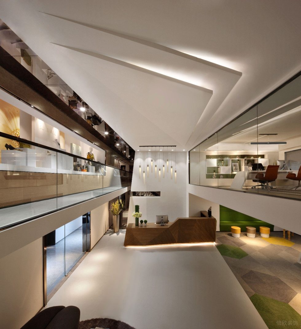 深圳羅湖物資控股置地大廈900平方米現代主義時尚風loft辦公室裝修案例大堂 深圳羅湖物資控股置地大廈900平方米現代主義時尚風loft辦公室裝修案例大堂