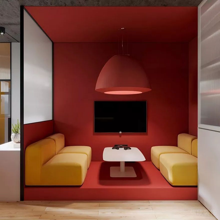 深圳羅湖中民時代廣場150平方米多彩簡約風辦公室裝修案例洽談區 深圳羅湖中民時代廣場150平方米多彩簡約風辦公室裝修案例洽談區