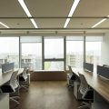 深圳南山陽(yáng)光粵海大廈2800平方米現(xiàn)代主義自然風(fēng)辦公室裝修案例辦公區(qū)