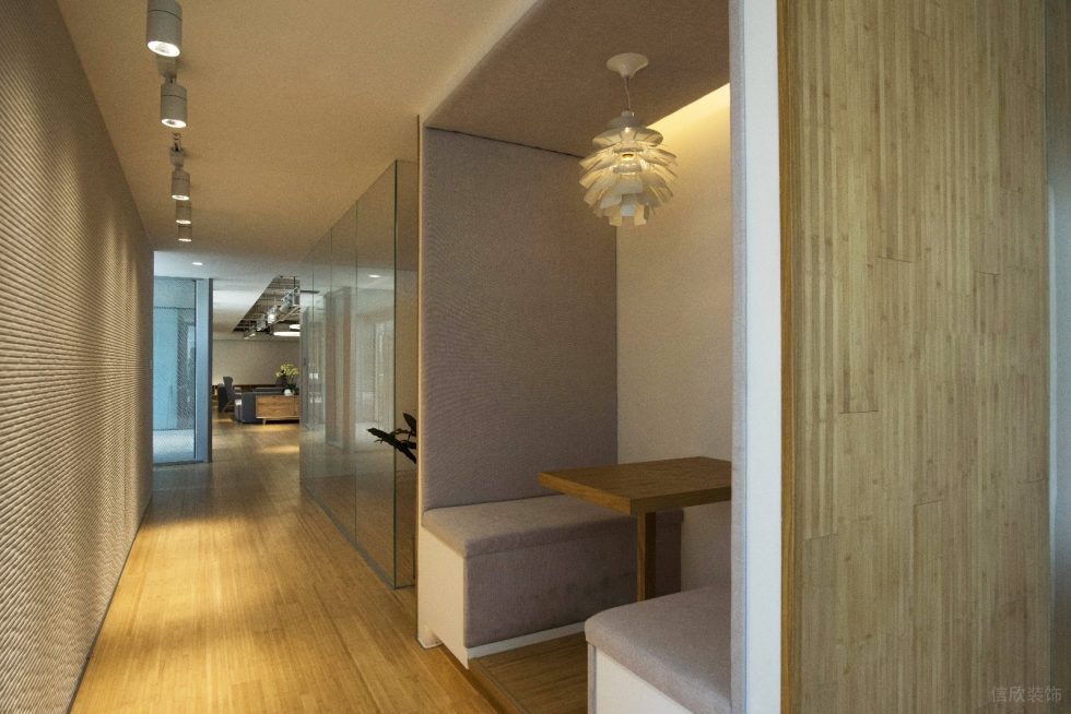 深圳南山陽光粵海大廈2800平方米現代主義自然風辦公室裝修案例過道休閑卡座 深圳南山陽光粵海大廈2800平方米現代主義自然風辦公室裝修案例過道休閑卡座