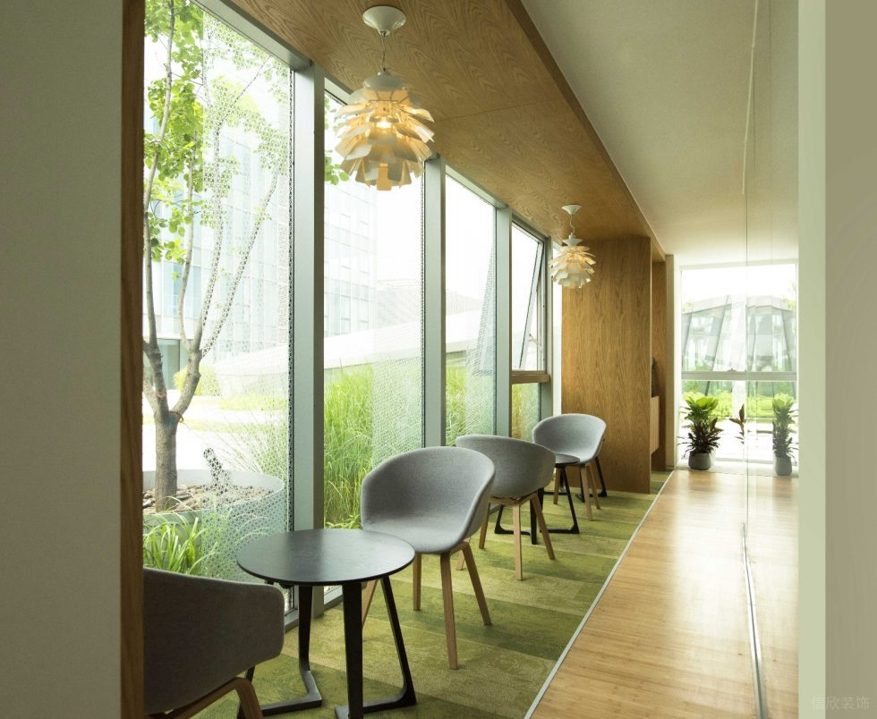 深圳南山陽光粵海大廈2800平方米現代主義自然風辦公室裝修案例過道休閑區 深圳南山陽光粵海大廈2800平方米現代主義自然風辦公室裝修案例過道休閑區