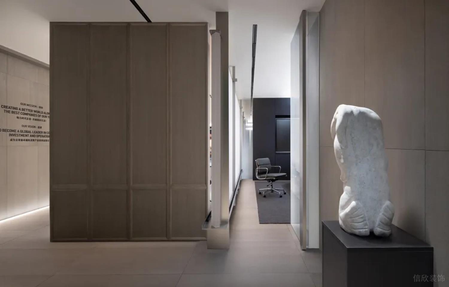深圳灣科技生態園500平方米現代簡約主義舒適自然風辦公室裝修案例過道空間藝術雕塑 深圳灣科技生態園500平方米現代簡約主義舒適自然風辦公室裝修案例過道空間藝術雕塑