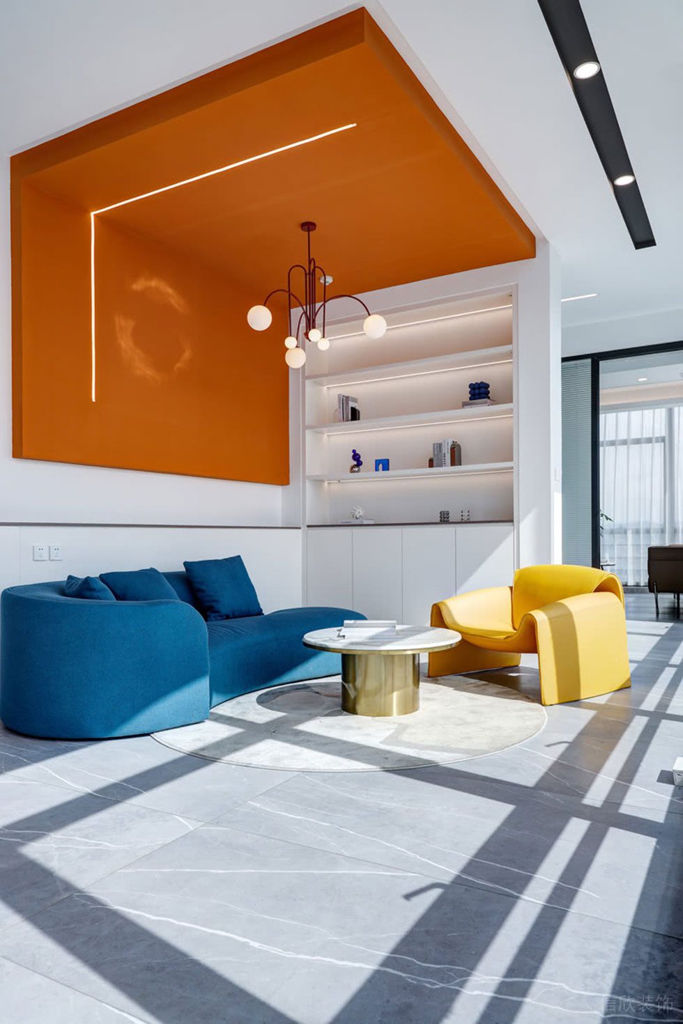 白色主調(diào)公司裝修設(shè)計方案 休息區(qū) (2)