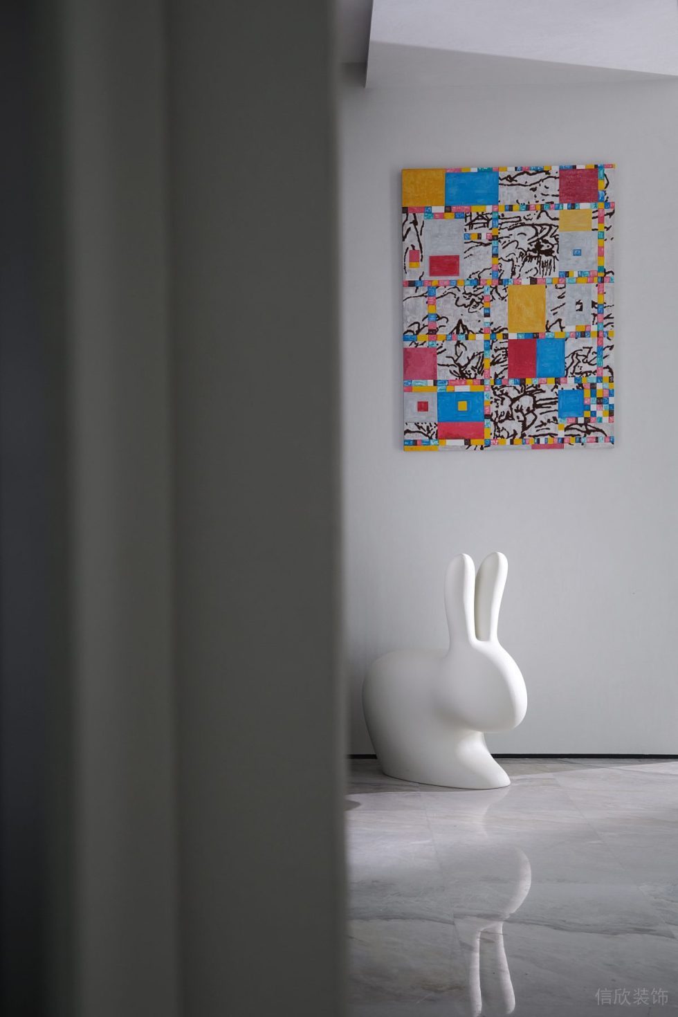 京基濱河時(shí)代大廈現(xiàn)代簡約風(fēng)辦公室裝修案例 造型細(xì)節(jié)圖