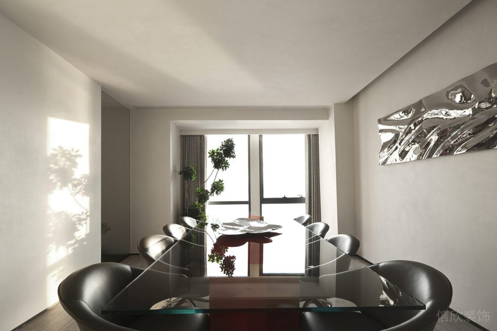 京基濱河時(shí)代大廈現(xiàn)代簡約風(fēng)辦公室裝修案例 大會議室