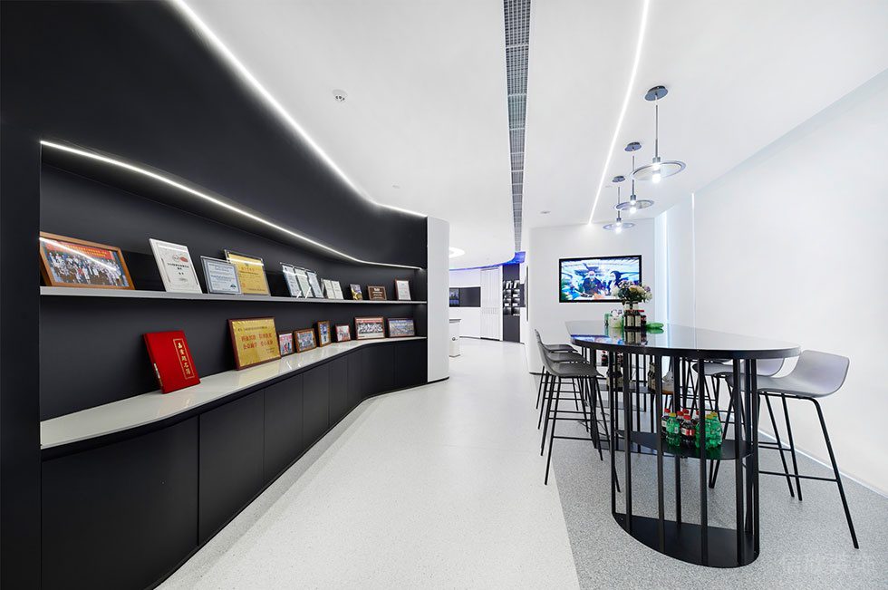 極簡白色風格辦公室裝修設計方案 會議區