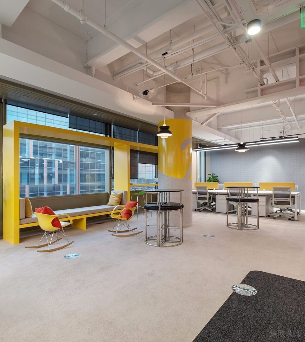 深圳龍崗山海商業廣場工業現代風設計特色辦公室裝修案例技術部門辦公區 深圳龍崗山海商業廣場工業現代風設計特色辦公室裝修案例技術部門辦公區