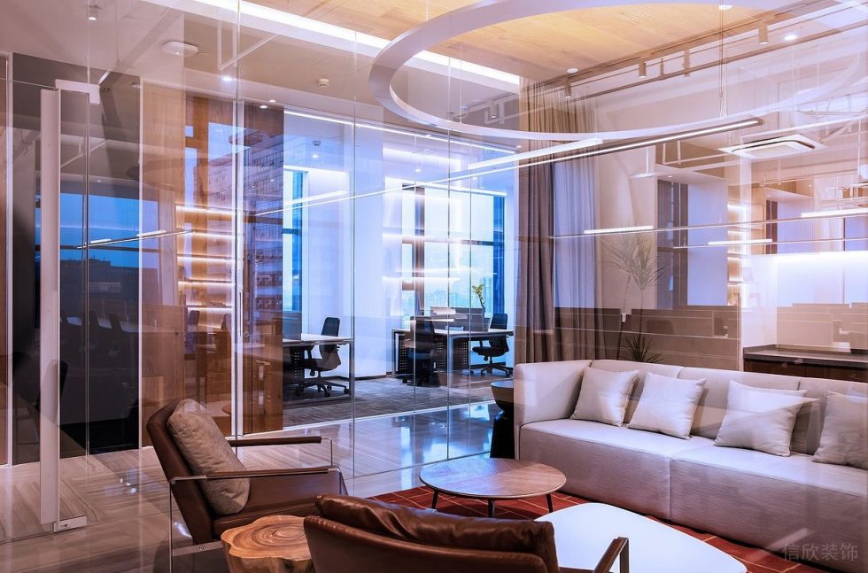 深圳龍崗萬國城大廈簡約現代風設計特色辦公室裝修案例接待室 深圳龍崗萬國城大廈簡約現代風設計特色辦公室裝修案例接待室