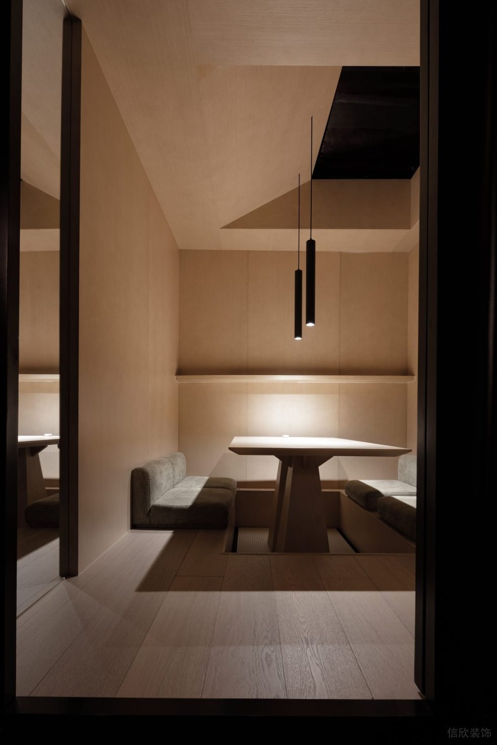 深圳龍華日式禪意餐廳多人舒適榻榻米包間設(shè)計(jì)裝修