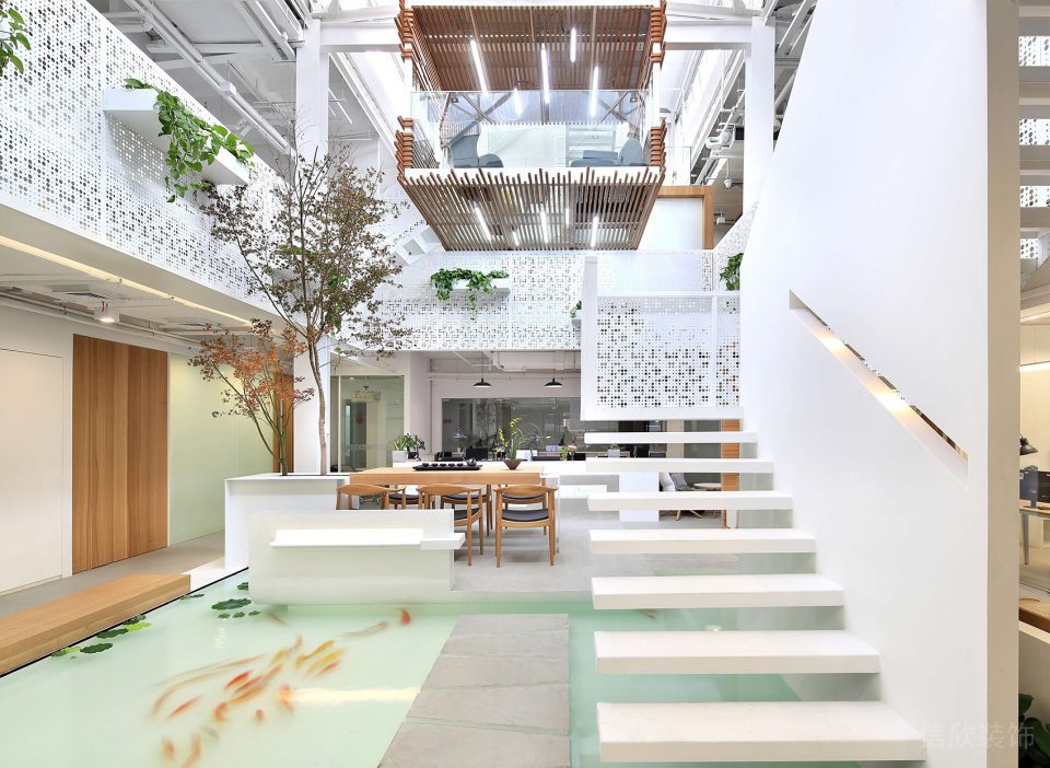 深圳南山佳嘉豪商務(wù)大廈1000平方米簡約式工業(yè)混搭風(fēng)辦公室裝修案例中庭綠植景觀 深圳南山佳嘉豪商務(wù)大廈1000平方米簡約式工業(yè)混搭風(fēng)辦公室裝修案例中庭綠植景觀