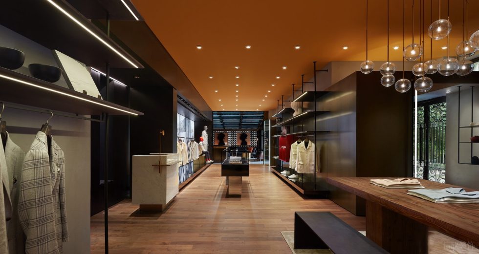 深圳市寶安區石巖smelix仕覓男裝高定店裝修設計-實木輕奢大廳二 深圳市寶安區石巖smelix仕覓男裝高定店裝修設計-實木輕奢大廳二