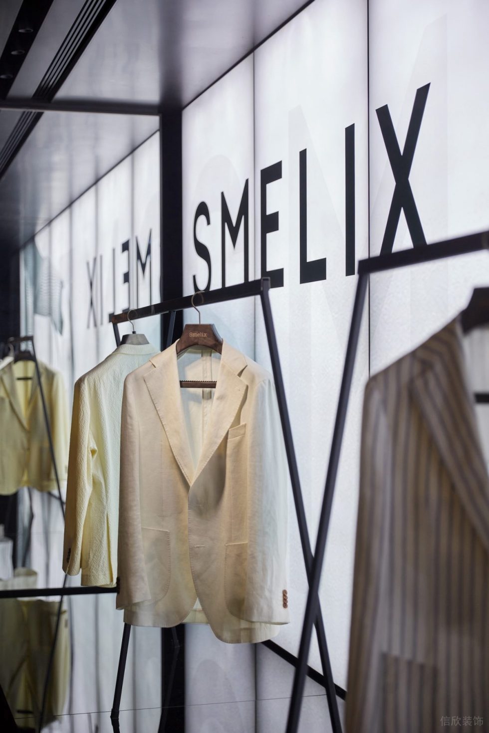 深圳市寶安區石巖smelix仕覓男裝高定店裝修設計-實木輕奢大廳三 深圳市寶安區石巖smelix仕覓男裝高定店裝修設計-實木輕奢大廳三