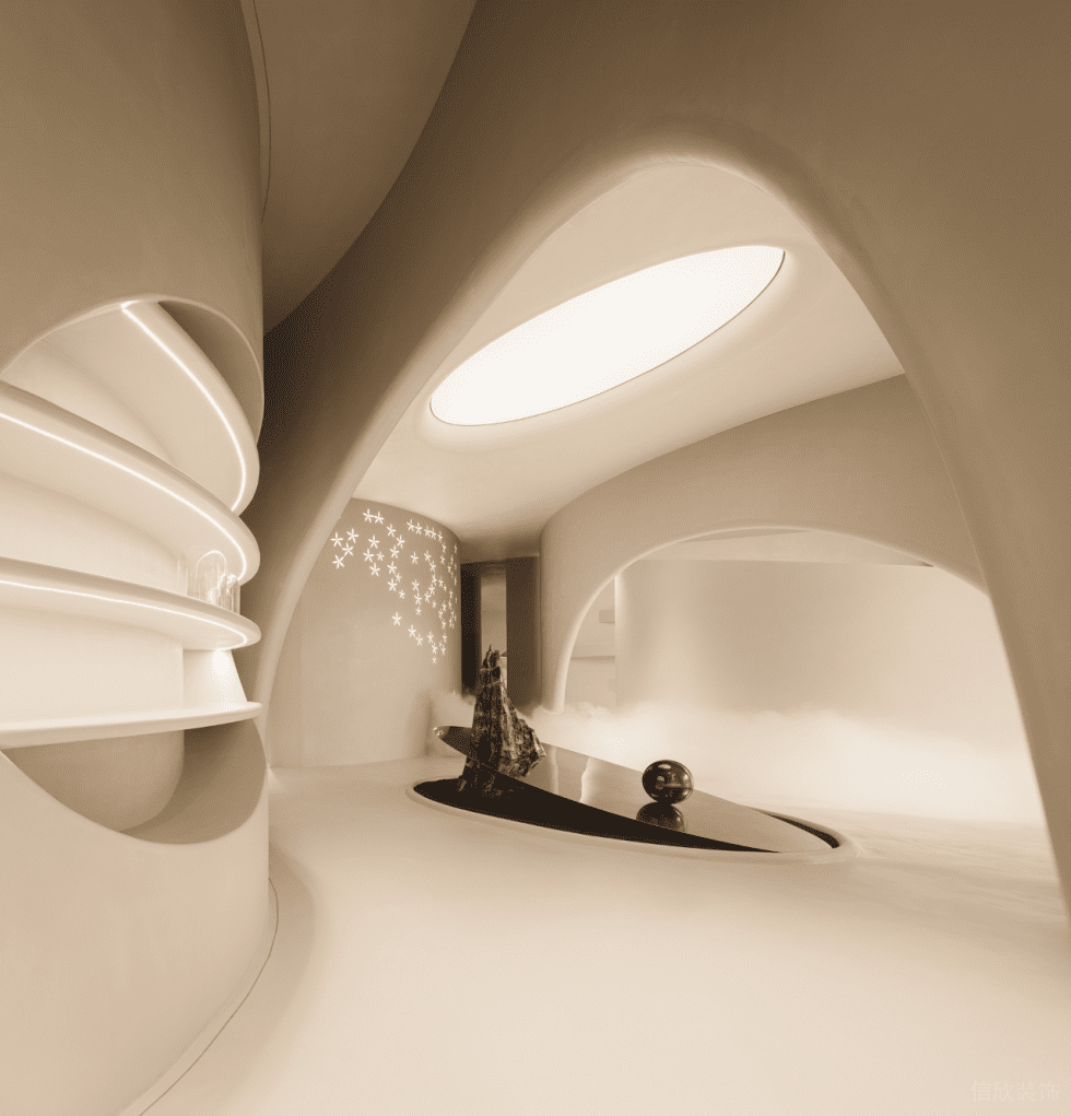 深圳市福田區(qū)八卦嶺現(xiàn)代風(fēng)零售空間裝修設(shè)計-白色半圓弧門 深圳市福田區(qū)八卦嶺現(xiàn)代風(fēng)零售空間裝修設(shè)計-白色半圓弧門