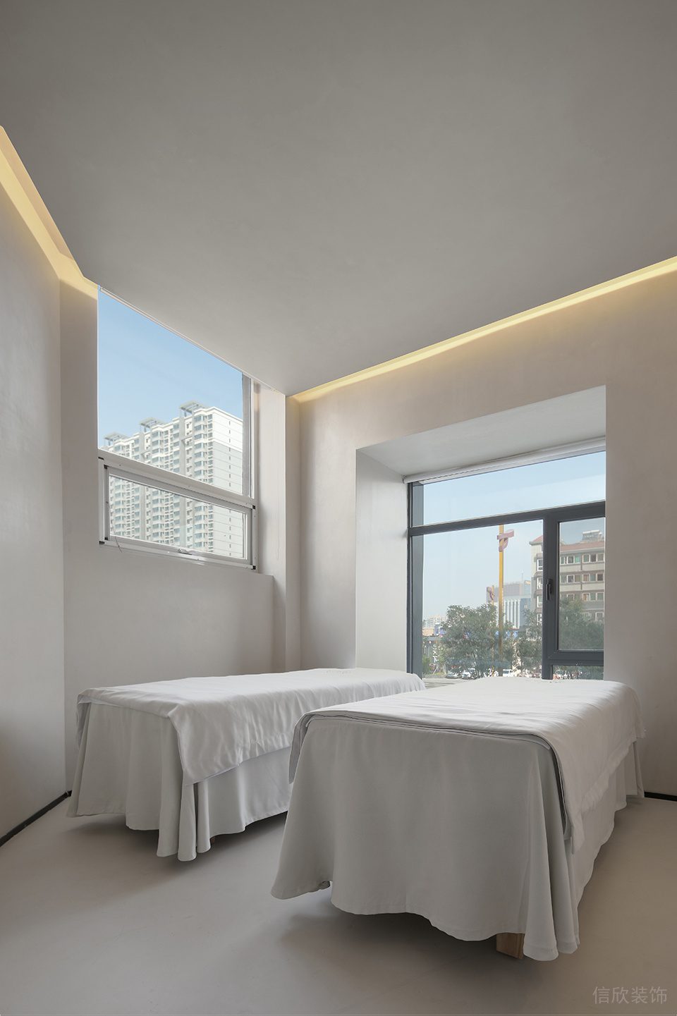 深圳市福田區車公廟現代風abear Beauty愛小熊醫療美容裝修設計效果圖-雙人間美容間 深圳市福田區車公廟現代風abear Beauty愛小熊醫療美容裝修設計效果圖-雙人間美容間