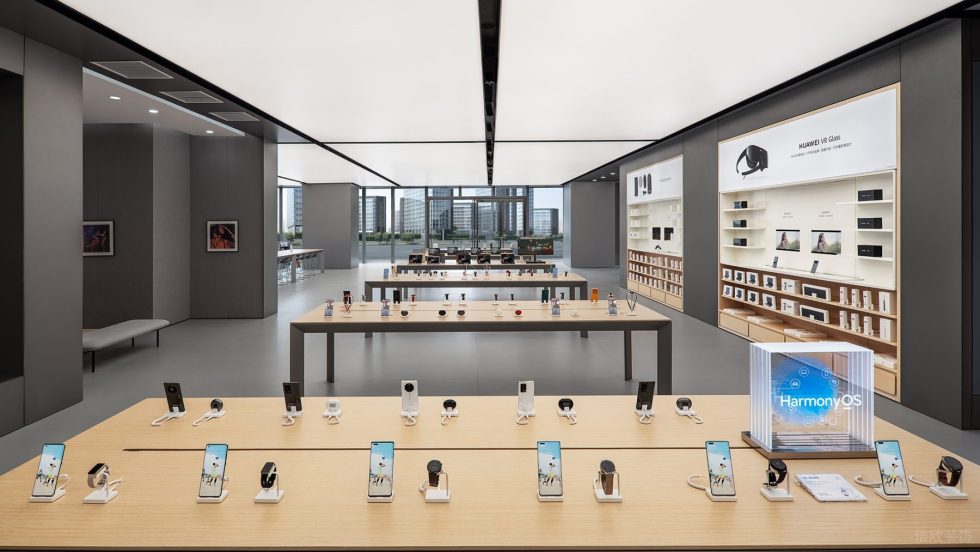 深圳市福田區(qū)上下沙現(xiàn)代風(fēng)華為k11旗艦店裝修設(shè)計(jì)-原木風(fēng)手機(jī)展示桌 深圳市福田區(qū)上下沙現(xiàn)代風(fēng)華為k11旗艦店裝修設(shè)計(jì)-原木風(fēng)手機(jī)展示桌