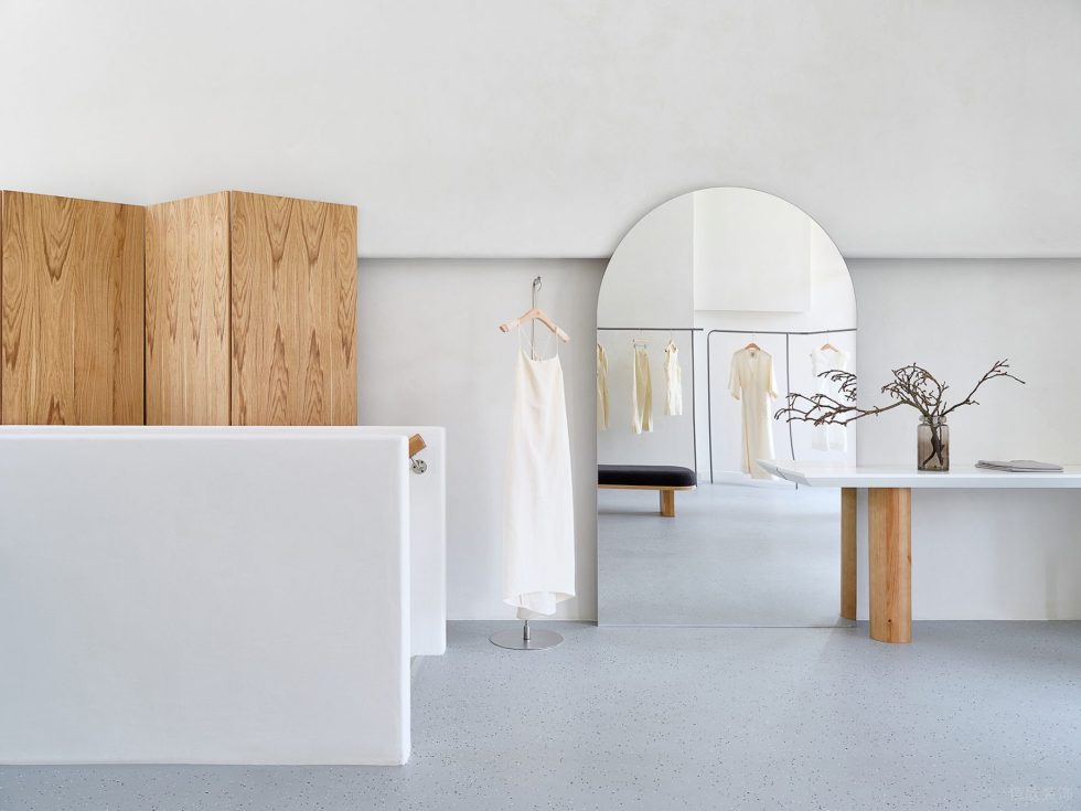 深圳市龍華區大浪侘寂風服裝店裝修設計-白色簡約大廳 深圳市龍華區大浪侘寂風服裝店裝修設計-白色簡約大廳