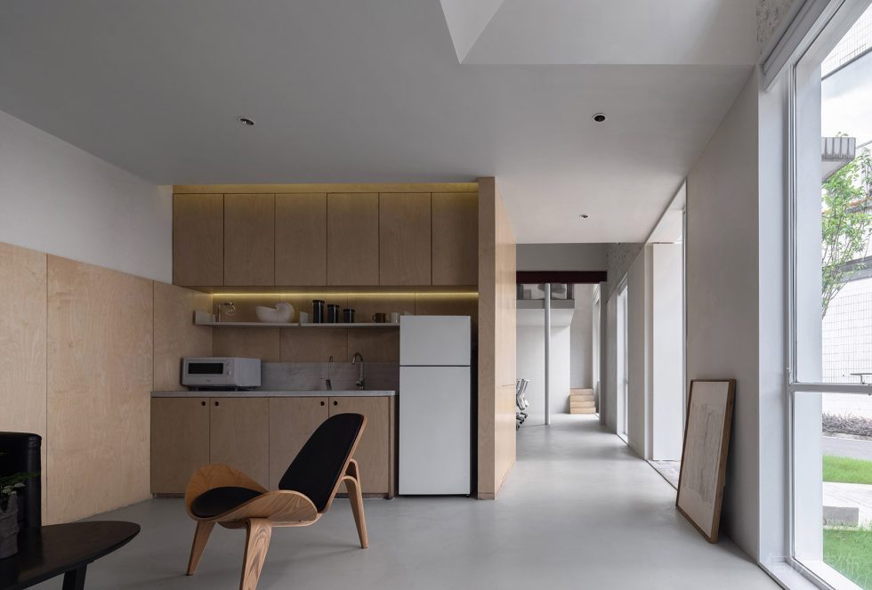 深圳市南山區(qū)飛亞達科技大廈現(xiàn)代簡約風(fēng)格辦公室裝修設(shè)計案例 茶水間