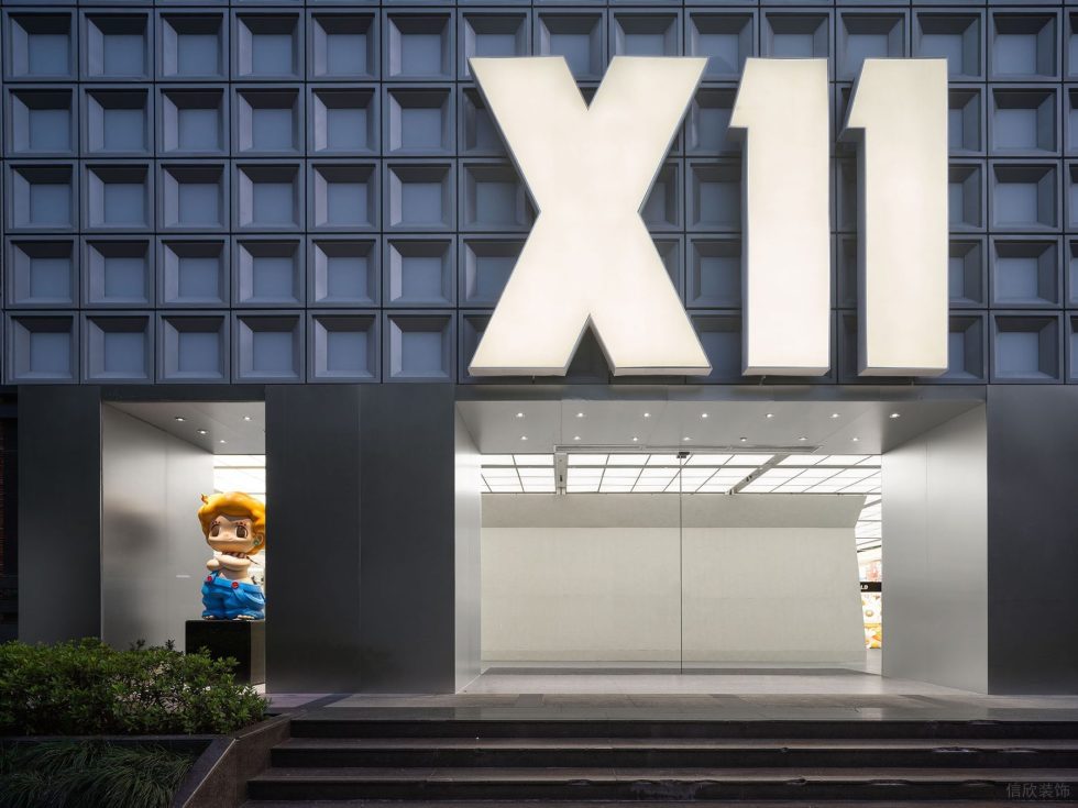 深圳市南山區后海新型科技風潮牌店買手店X11全球旗艦店裝修設計-門面 深圳市南山區后海新型科技風潮牌店買手店X11全球旗艦店裝修設計-門面