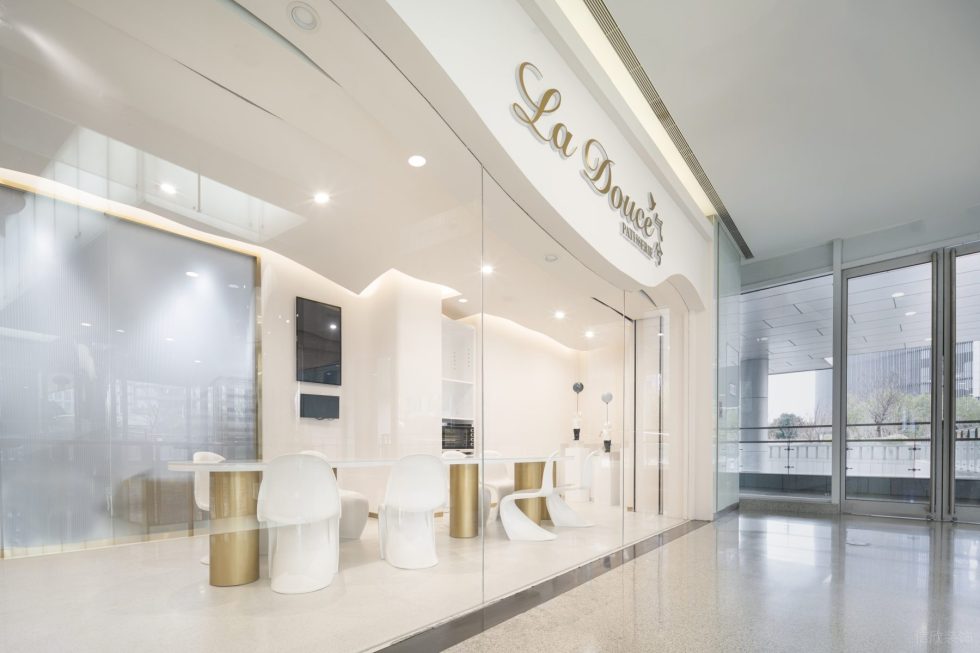 深圳市南山區科技園現代風烘培體驗店裝修設計效果圖-入口 深圳市南山區科技園現代風烘培體驗店裝修設計效果圖-入口