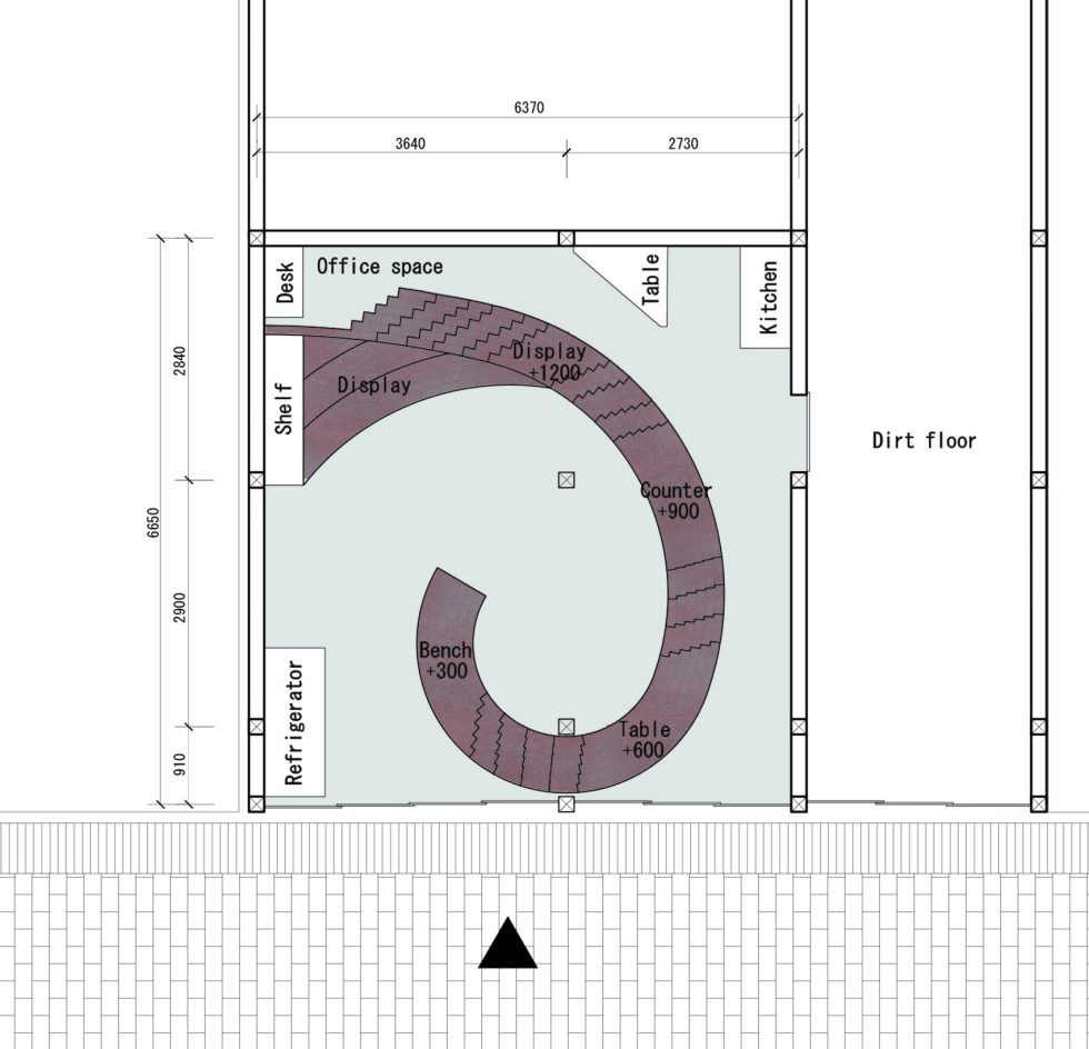 深圳市南山區(qū)前海瀨戶內(nèi)釀造所竹原直銷店裝修設(shè)計(jì)-平面圖