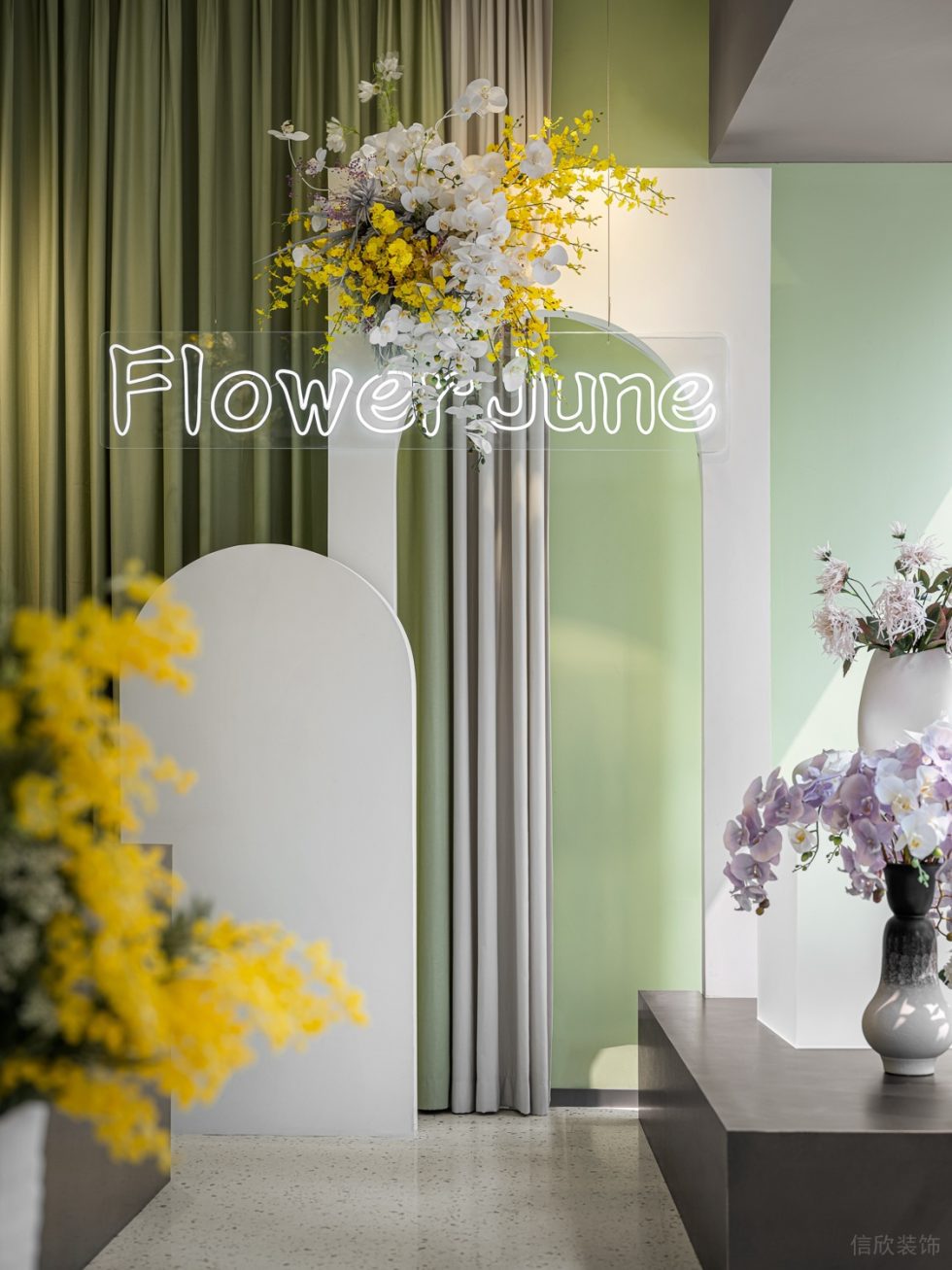 深圳市南山中心區現代風花店裝修設計實景效果圖-細節 深圳市南山中心區現代風花店裝修設計實景效果圖-細節