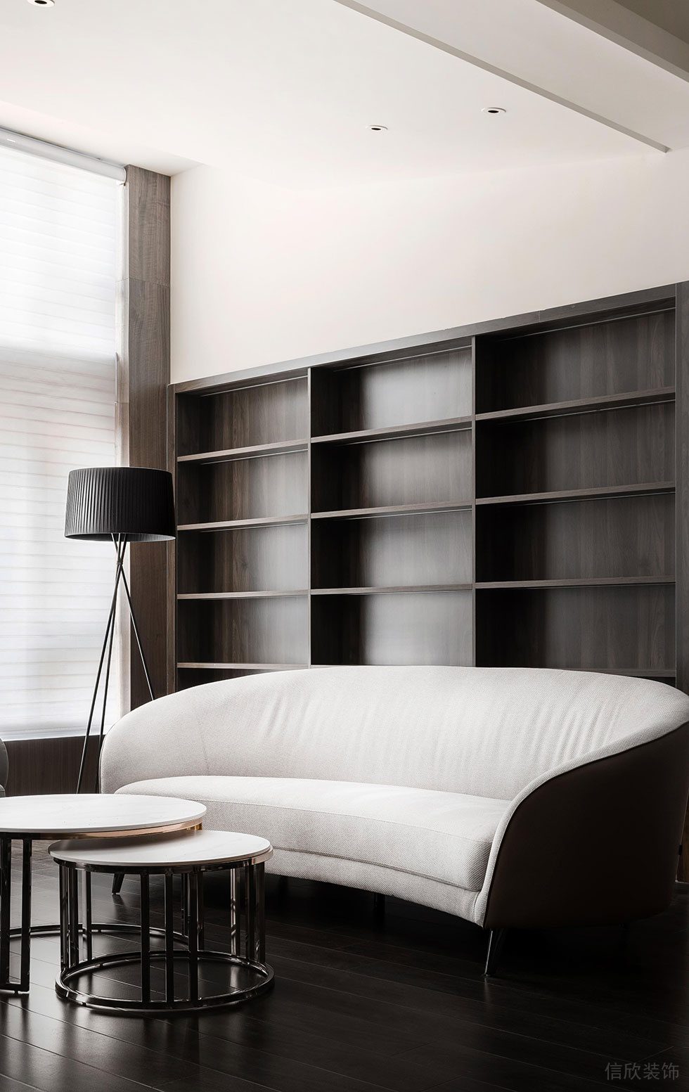 新中式原木風辦公室裝修 洽談區