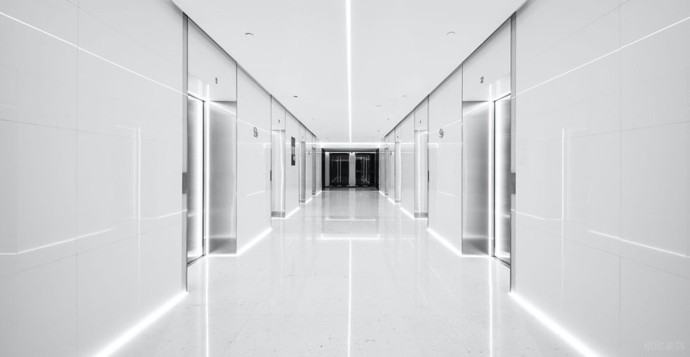 潔白現代風辦公室裝修設計白色線型燈 潔白現代風辦公室裝修設計白色線型燈