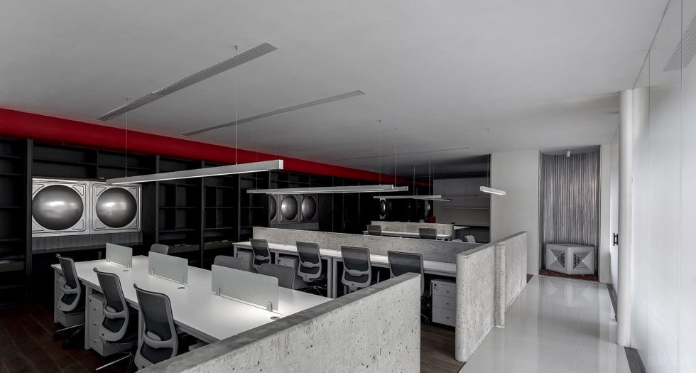 簡約時尚風(fēng)辦公室裝修設(shè)計 公共辦公區(qū)