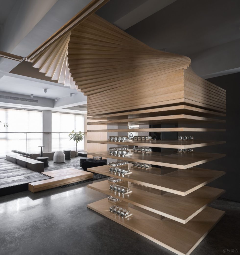 木質(zhì)簡約風辦公室裝修設(shè)計原木色藝術(shù)裝置 木質(zhì)簡約風辦公室裝修設(shè)計原木色藝術(shù)裝置