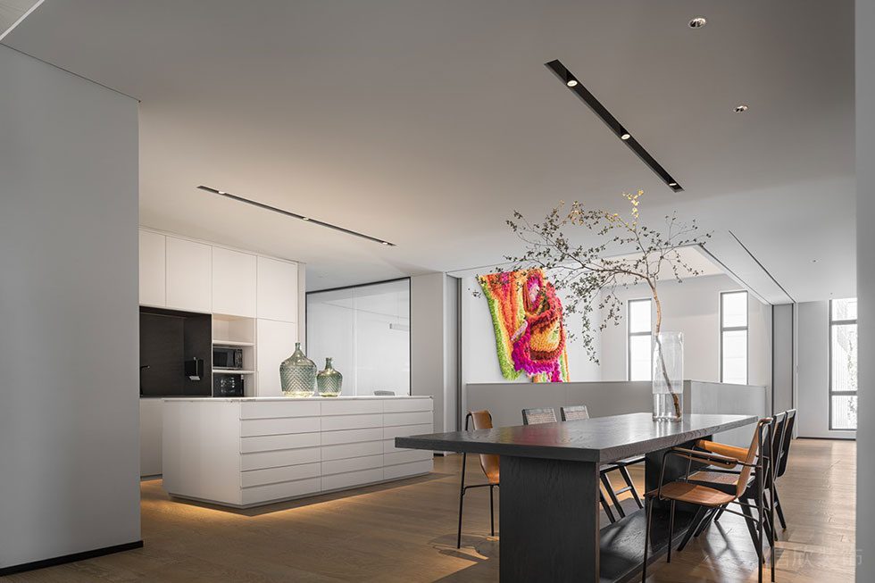 深圳南山區華僑城智慧廣場現代簡約時尚風格辦公室裝修設計方案 工作區