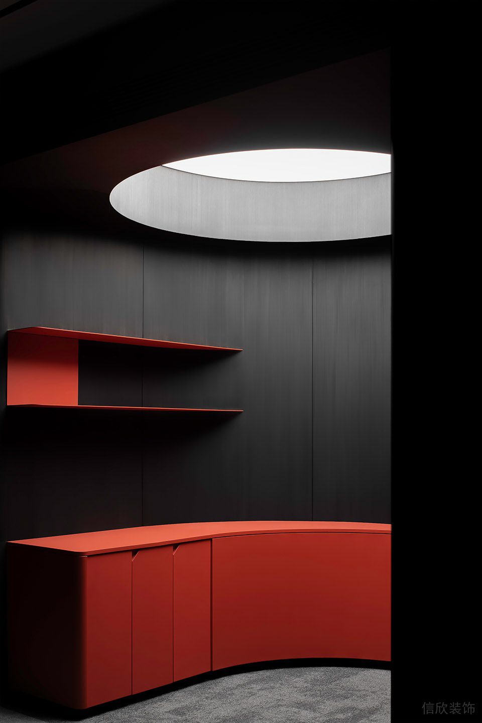 深圳市南山區(qū)保利城大廈1500平方米現(xiàn)代主義辦公室 B茶水間