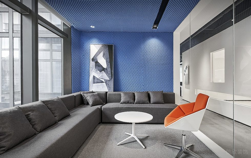 深圳灣科技生態園簡約科技風格信測辦公空間 大會議室