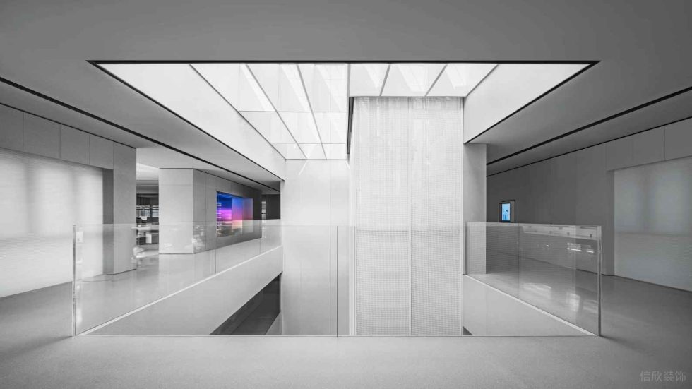 現(xiàn)代簡(jiǎn)約風(fēng)辦公室裝修方案 環(huán)形過道