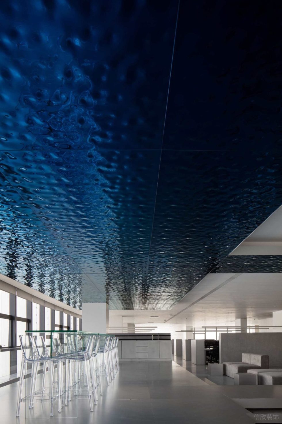 現代時尚風辦公室裝修案例 公共辦公及會議區